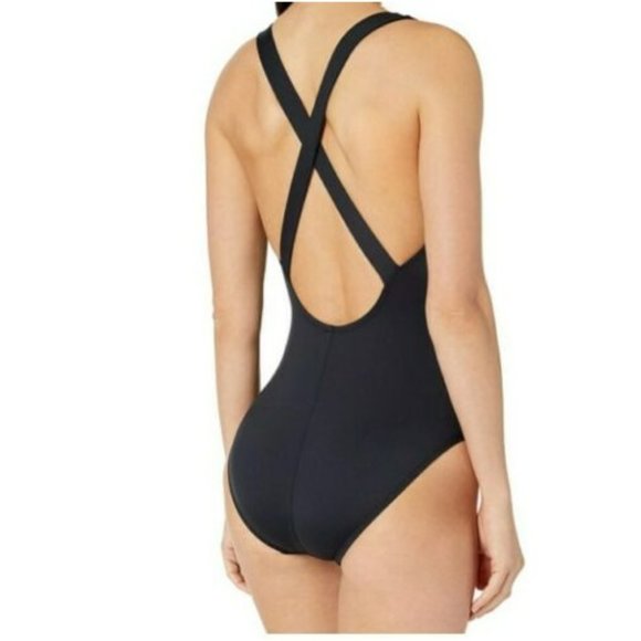 La Blanca Women's V-Front Cross Back One Piece Swimsuit - Picture 2 of 3